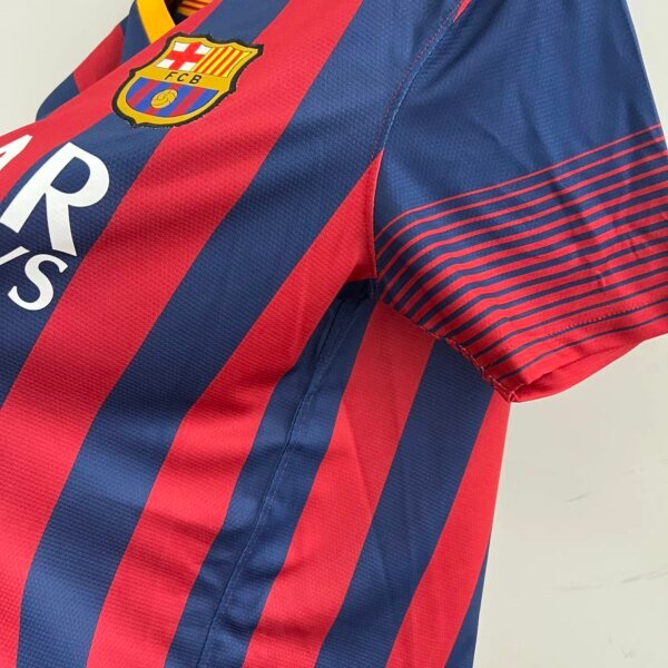 13-14 Barcelona Home Retro Jersey - Image 5