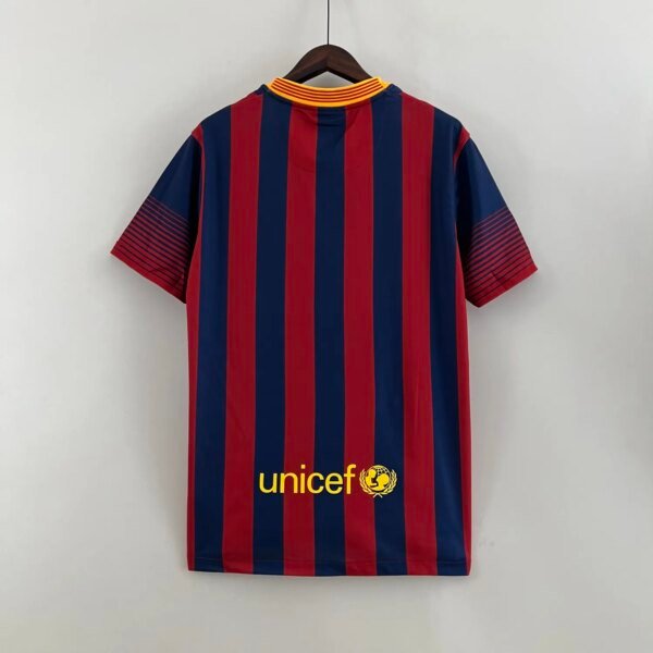 13-14 Barcelona Home Retro Jersey - Image 6