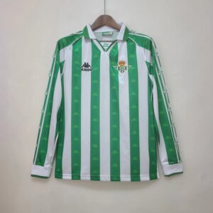 95-97 Real Betis Home Long Sleeve Retro Jersey
