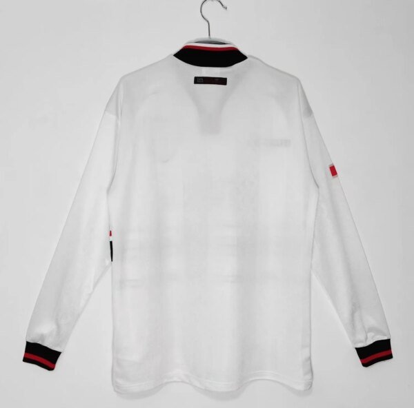 1998-99 Manchester United Away Long Sleeve Retro Jersey - Image 3