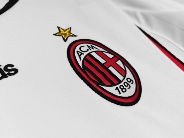 2006-07 AC Milan Away Long Sleeve Retro Jersey - Image 2