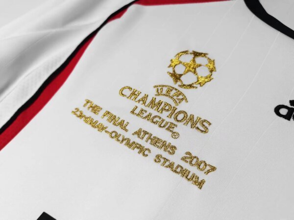 2006-07 AC Milan Away Long Sleeve Retro Jersey - Image 4