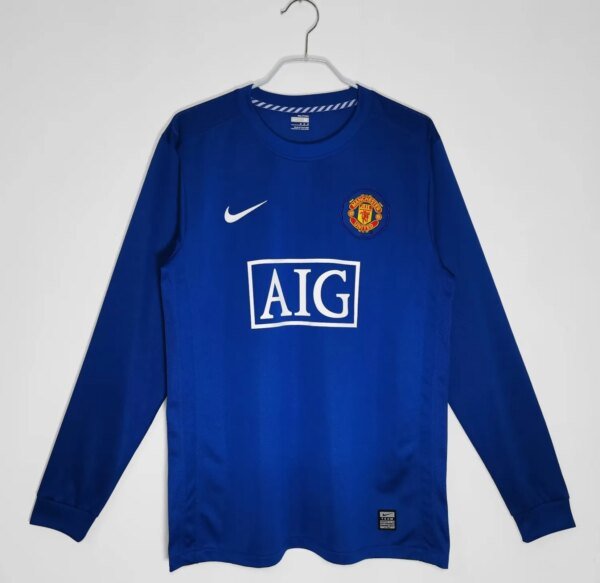2008-09 Manchester United Third Long Sleeve Retro Jersey