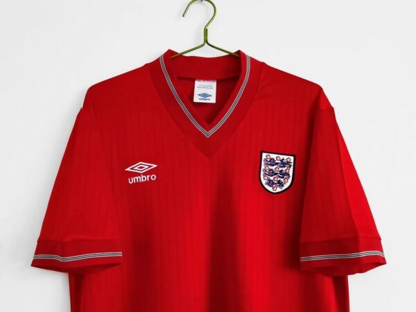 1984-87 England Away Retro Jersey - Image 5