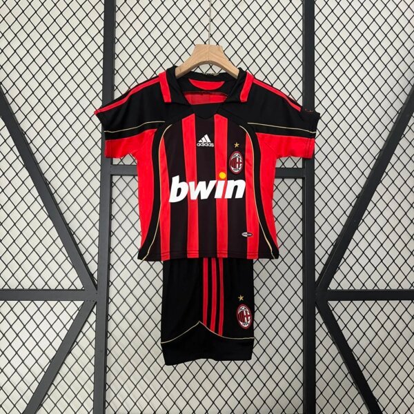 Retro 06-07 AC Milan Home Kids Kit