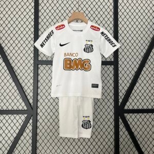 Retro 11-12 Santos Home Kids Kit