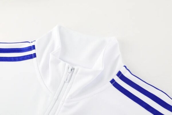 24-25 Real Madrid White Jacket Tracksuit - Image 6