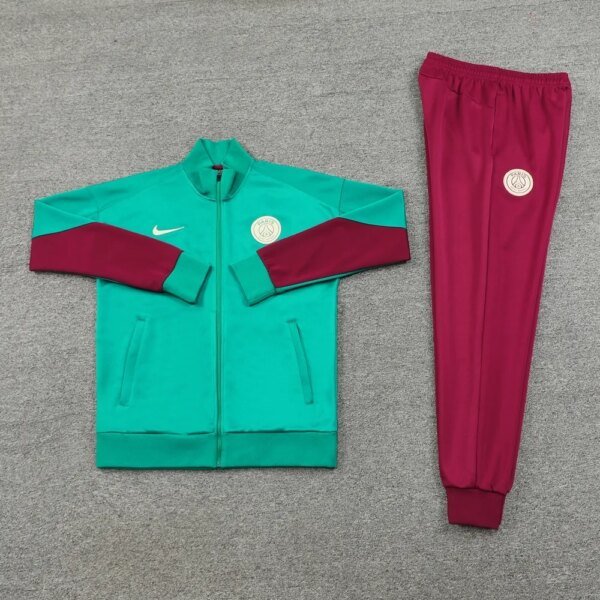 24-25 PSG Green Jacket Tracksuit - Image 7