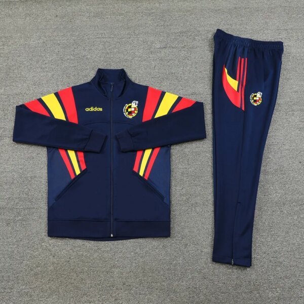 2024 Spain Dark Blue Jacket Tracksuit - Image 2