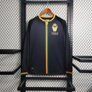 23-24 Venezia Black Long Sleeve Training Jersey