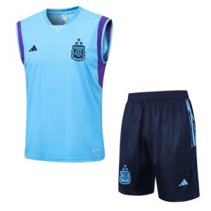 2023 Argentina Blue Training Vest Suit