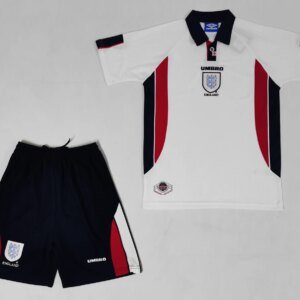 Retro 1998 England Home White Kid Kit