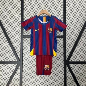 Retro 05-06 Barcelona Home Kids Kit