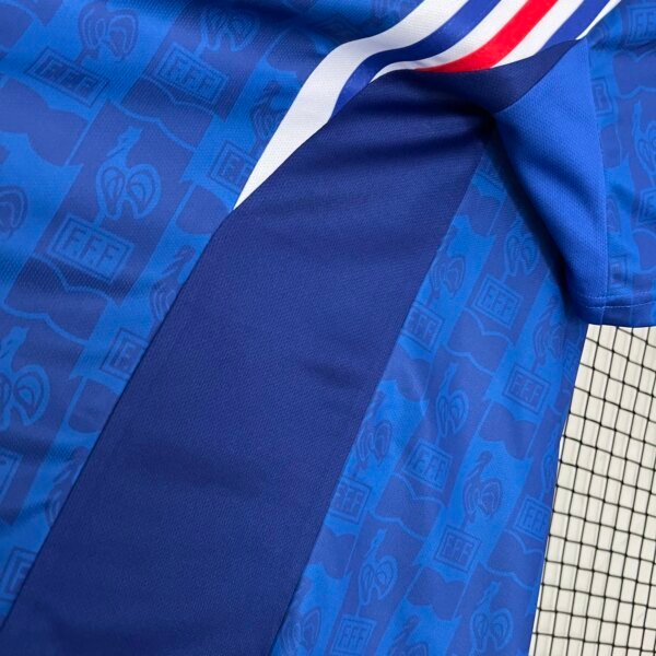 1996  France Home Retro Jersey - Image 3