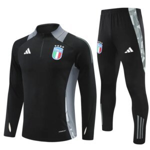 2024 Italy Black Training Suit