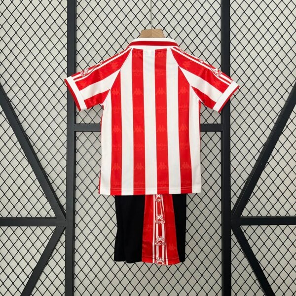 Retro 95-97 Athletic Bilbao Home Kids Kit - Image 4