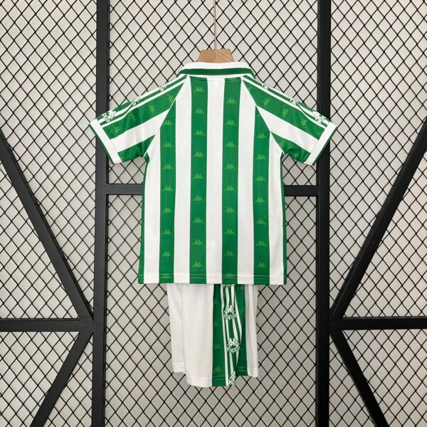 Retro 95-97 Real Betis Home Kids Kit - Image 4