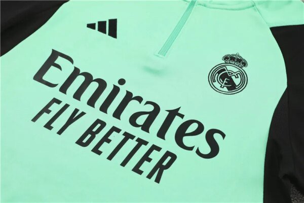 23-24 Real Madrid Green Training Suit - Image 3