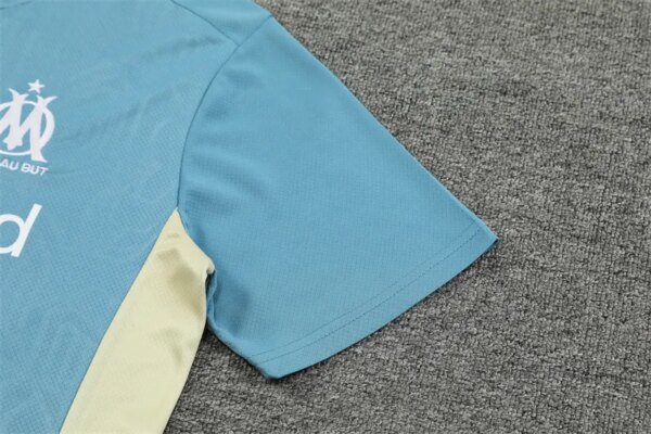 24-25 Olympique Marseille Short Sleeve Training Suit - Image 4