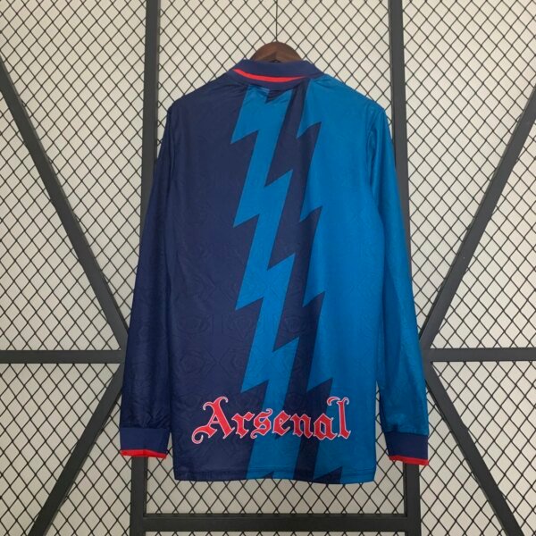 1995-96 Arsenal Away Long Sleeve Retro Jersey - Image 4
