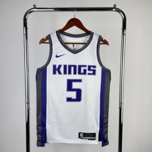 2023 Sacramento Kings Home FOX #5 NBA Jersey