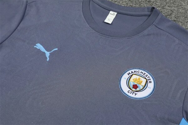 24-25 Manchester City Short Sleeve Training Suit - Image 3