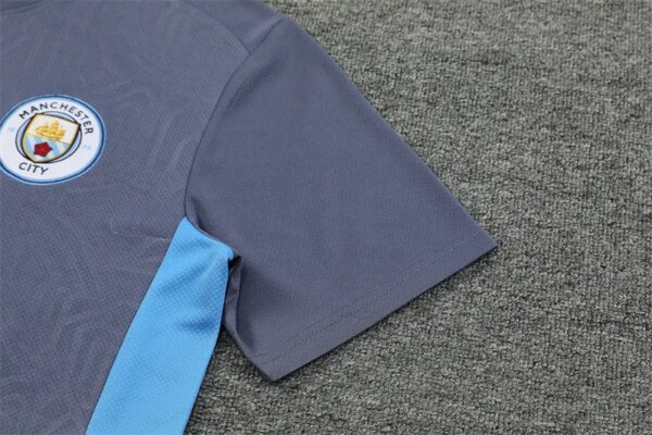 24-25 Manchester City Short Sleeve Training Suit - Image 4