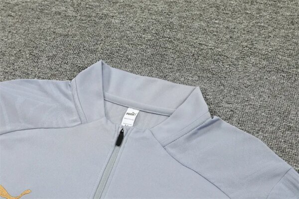 24-25 AC Milan Grey Training Suit - Image 2