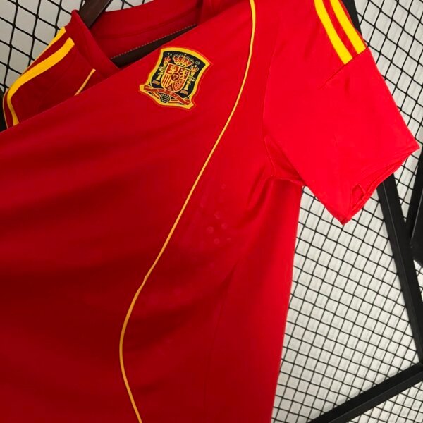 2008 Spain Home Retro Jersey - Image 5