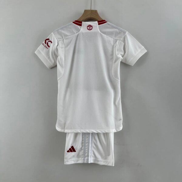 23-24 Manchester United Third Kids Kit - Image 4
