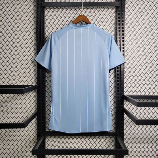 07-08 Manchester City Home Retro Jersey - Image 4