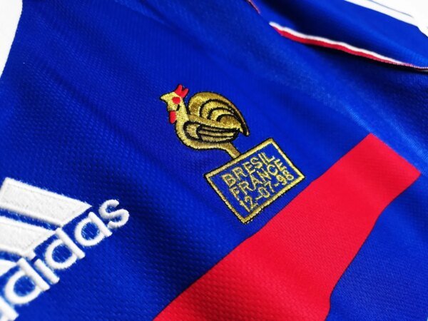 1998 France Home Retro Jersey - Image 2