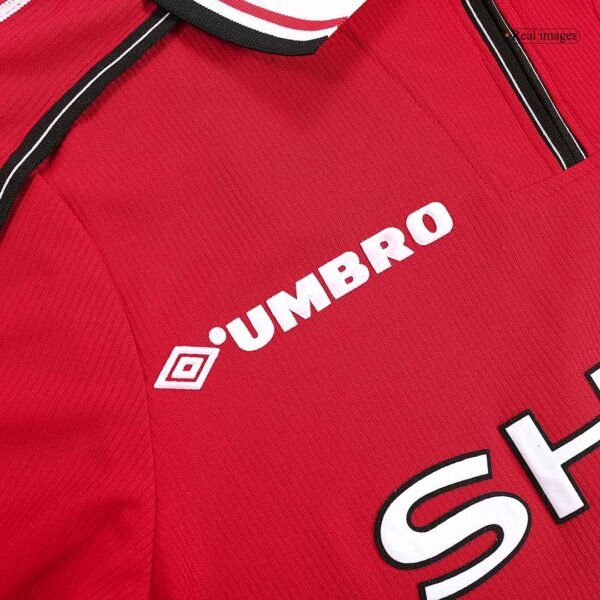 Manchester United Home Jersey Retro 1998/99 - Long Sleeve - Image 4