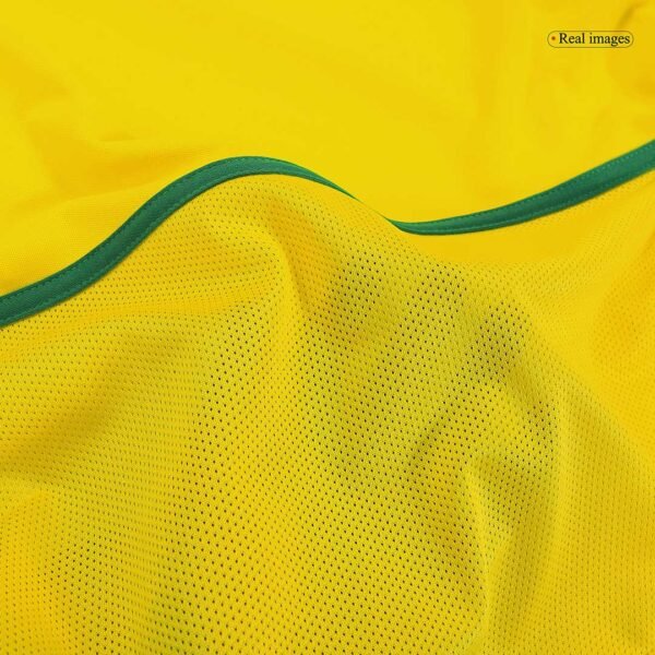 Brazil RONALDINHO #11 Home  Jersey Retro 2002/03 - Image 8