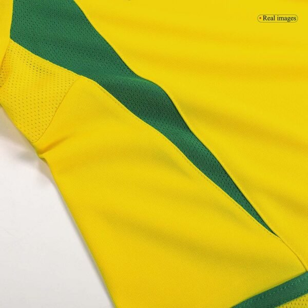 Brazil RONALDINHO #11 Home  Jersey Retro 2002/03 - Image 7