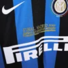 Inter Milan Home Kit Retro Long Sleeve 09-10 - Image 4