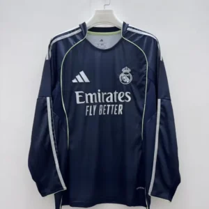 Real Madrid Away Long Sleeve Kit 25-26