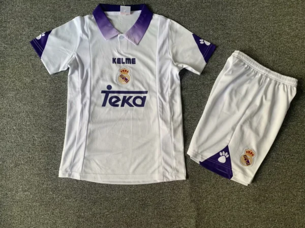 97-98 Real Madrid Home Kids Kit