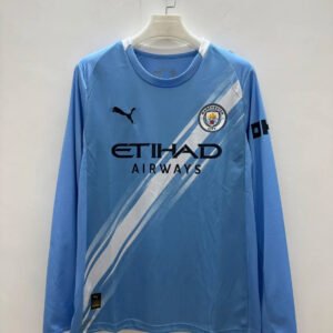 25-26 Manchester City Home Long Sleeve Kit