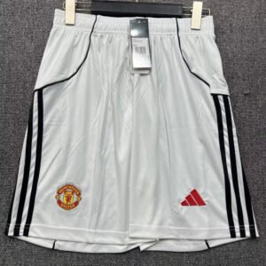 25-26 Manchester United Home Shorts